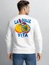 Sweatshirt Herren Pullover mit Backprint La Dolce Vita Statement Pullover mit Zitrus Print Summer Vibes Fashion Streetwear Neverless®preview