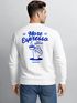 Sweatshirt Herren Pullover mit Backprint More Espresso Less Depresso Kaffeeliebhaber Pullover Fashion Streetwear Neverless®preview