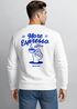 Sweatshirt Herren Pullover mit Backprint More Espresso Less Depresso Kaffeeliebhaber Pullover Fashion Streetwear Neverless®preview