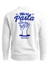 Sweatshirt Herren Pullover mit Backprint More Pasta Less Disaster Nudel Design Retro Fashion Streetwear Neverless®preview