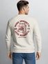Sweatshirt Herren Pullover mit Backprint More Spaghetti Less Regretti Spruch Food Katze Funny Streetwear Neverless®preview