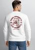 Sweatshirt Herren Pullover mit Backprint More Spaghetti Less Regretti Spruch Food Katze Funny Streetwear Neverless®preview