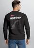 Sweatshirt Herren Pullover mit Backprint Norway Explorer Norwegenkarte Scandinavian Outdoor Style Fashion Streetwear Neverless®preview