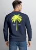 Sweatshirt Herren Pullover mit Backprint Palme Graphic Pullover Fashion Streetwear Neverless®preview