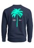 Sweatshirt Herren Pullover mit Backprint Palme Graphic Pullover Fashion Streetwear Neverless®preview