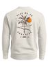 Sweatshirt Herren Pullover mit Backprint Palmen Sonne Design Beach Graphic Print Fashion Streetwear Neverless®preview