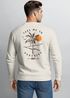 Sweatshirt Herren Pullover mit Backprint Palmen Sonne Design Beach Graphic Print Fashion Streetwear Neverless®preview