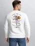 Sweatshirt Herren Pullover mit Backprint Palmen Sonne Design Beach Graphic Print Fashion Streetwear Neverless®preview