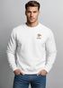 Sweatshirt Herren Pullover mit Backprint Palmen Sonne Design Beach Graphic Print Fashion Streetwear Neverless®preview