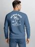 Sweatshirt Herren Pullover mit Backprint Palmenmotiv South Beach California Fashion Streetwear Neverless®preview