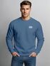 Sweatshirt Herren Pullover mit Backprint Palmenmotiv South Beach California Fashion Streetwear Neverless®preview