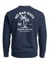 Sweatshirt Herren Pullover mit Backprint Palmenmotiv South Beach California Fashion Streetwear Neverless®preview