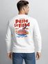 Sweatshirt Herren Pullover mit Backprint Pasta la Vista Pulli Spaghetti Italian Fruit Retro Design Fashion Streetwear Neverless®preview