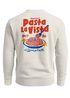 Sweatshirt Herren Pullover mit Backprint Pasta la Vista Pulli Spaghetti Italian Fruit Retro Design Fashion Streetwear Neverless®preview