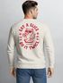 Sweatshirt Herren Pullover mit Backprint Pizza Cat Motiv Fun Food Streetwear Fashion Retro Style Streetwear Neverless®preview