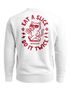 Sweatshirt Herren Pullover mit Backprint Pizza Cat Motiv Fun Food Streetwear Fashion Retro Style Streetwear Neverless®preview