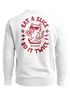 Sweatshirt Herren Pullover mit Backprint Pizza Cat Motiv Fun Food Streetwear Fashion Retro Style Streetwear Neverless®preview