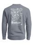 Sweatshirt Herren Pullover mit Backprint Point North Kompass Backprint Adventure Streetwear Design Fashion Männer Neverless®preview
