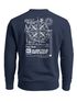 Sweatshirt Herren Pullover mit Backprint Point North Kompass Backprint Adventure Streetwear Design Fashion Männer Neverless®preview
