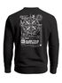 Sweatshirt Herren Pullover mit Backprint Point North Kompass Backprint Adventure Streetwear Design Fashion Männer Neverless®preview