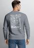 Sweatshirt Herren Pullover mit Backprint Point North Kompass Backprint Adventure Streetwear Design Fashion Männer Neverless®preview