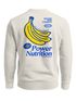 Sweatshirt Herren Pullover mit Backprint Power Nutrition Design Print Pullover mit Banana Graphic Vintage Sports Look Neverless®preview
