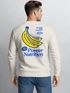 Sweatshirt Herren Pullover mit Backprint Power Nutrition Design Print Pullover mit Banana Graphic Vintage Sports Look Neverless®preview