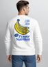 Sweatshirt Herren Pullover mit Backprint Power Nutrition Design Print Pullover mit Banana Graphic Vintage Sports Look Neverless®preview