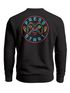 Sweatshirt Herren Pullover mit Backprint Press Start Gaming Graphic mit Controller Retro Style Fashion Streetwear Neverless®preview