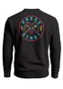 Sweatshirt Herren Pullover mit Backprint Press Start Gaming Graphic mit Controller Retro Style Fashion Streetwear Neverless®preview