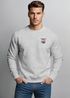 Sweatshirt Herren Pullover mit Backprint Rising Wave | Japan Design mit Wellenmotiv Fashion Streetwear Neverless®preview