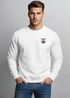Sweatshirt Herren Pullover mit Backprint Rising Wave | Japan Design mit Wellenmotiv Fashion Streetwear Neverless®preview