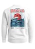 Sweatshirt Herren Pullover mit Backprint Rising Wave | Japan Design mit Wellenmotiv Fashion Streetwear Neverless®preview