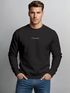 Sweatshirt Herren Pullover mit Backprint Schwarzweiß Palmen Design Minimal Streetwear Style Fashion Streetwear Neverless®preview