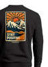 Sweatshirt Herren Pullover mit Backprint Stay Positive Outdoor Fashion Streetwear Sweater für Männer Neverless®preview