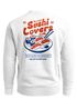 Sweatshirt Herren Pullover mit Backprint Sushi Lovers Club Japan Food Design Sushi Print Retro Streetwear Neverless®preview