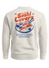 Sweatshirt Herren Pullover mit Backprint Sushi Lovers Club Japan Food Design Sushi Print Retro Streetwear Neverless®preview