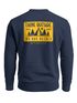 Sweatshirt Herren Pullover mit Backprint Think Outside Outdoor Backprint mit Zeltmotiv Adventure Streetwear Fashion Neverless®preview