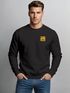 Sweatshirt Herren Pullover mit Backprint Think Outside Outdoor Backprint mit Zeltmotiv Adventure Streetwear Fashion Neverless®preview