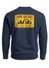 Sweatshirt Herren Pullover mit Backprint Think Outside Outdoor Backprint mit Zeltmotiv Adventure Streetwear Fashion Neverless®preview