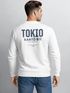 Sweatshirt Herren Pullover mit Backprint Tokio Kantō Japan Asia Inspired Fashion Streetwear Neverless®preview