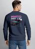 Sweatshirt Herren Pullover mit Backprint Tokyo Drift Auto Design Sportwagen Retro Racing Streetwear Fashion Neverless®preview