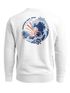 Sweatshirt Herren Pullover mit Backprint Tokyo Schriftzeichen und Kanagawa Welle Illustration Fashion Streetwear Neverless®preview