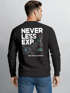 Sweatshirt Herren Pullover mit Backprint Typographie Outdoor Topografie Grafik Fashion Streetwear Neverless®preview