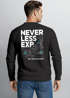 Sweatshirt Herren Pullover mit Backprint Typographie Outdoor Topografie Grafik Fashion Streetwear Neverless®preview
