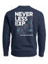 Sweatshirt Herren Pullover mit Backprint Typographie Outdoor Topografie Grafik Fashion Streetwear Neverless®preview