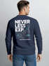 Sweatshirt Herren Pullover mit Backprint Typographie Outdoor Topografie Grafik Fashion Streetwear Neverless®preview