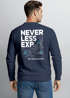 Sweatshirt Herren Pullover mit Backprint Typographie Outdoor Topografie Grafik Fashion Streetwear Neverless®preview