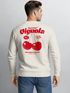 Sweatshirt Herren Pullover mit Backprint Vignola Pulli mit Kirschmotiv Italian Fruit Retro Design Fashion Streetwear Neverless®preview