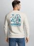 Sweatshirt Herren Pullover mit Backprint Yosemite California Naturmotiv National Park Graphic Outdoor Fashion Streetwear Neverless®preview